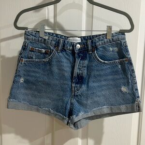 Zara denim shorts